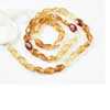 Natural Yellow Hessonite Faceted Cut Oval Beads Strand Length 13 Inches and Size 6mm to 8mm approx.